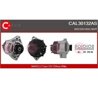 Alternatore con puleggia cinghia Poly-V CAL30132AS CASCO per SMART CITY-COUPE
