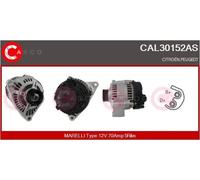 Alternatore con puleggia cinghia Poly-V CAL30152AS CASCO per PEUGEOT CITROËN