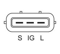 Bosch Alternatore 0 986 040 471 – 70A 14V con puleggia multipla