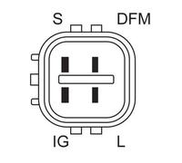 Generatore di corrente rotante BOSCH 0 986 046 120