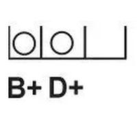 Alternatore con puleggia multipla 0 986 049 610 BOSCH per FIAT PUNTO STILO