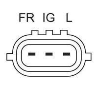 BOSCH 0 986 084 240 Alternatore
