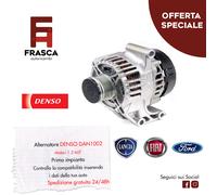 ALTERNATORE DENSO DAN1002 Fiat Panda 169 1.3 D Multijet 2003-2012 51 KW 70CV