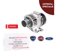 ALTERNATORE DENSO DAN1002 MOTORE 1.3 MULTIJET MJT FIAT FORD LANCIA PUNTO PANDA