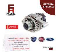 ALTERNATORE DENSO FIAT DOBLO 120A 263_ 1.6 D 2.0D MJT dal 2010 105 100 135 CV