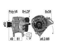 ALTERNATORE EB1146Q LRA02360 AAK 5703 CA 1815 IR 23360N 036 903 024 E 301815RIV