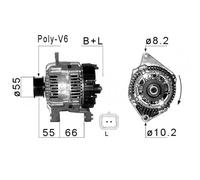 ERA Alternatore 210222A 110A 14V per Renault Clio/Kangoo/Megane 1998ccm F4R730/F4R732/F4R736