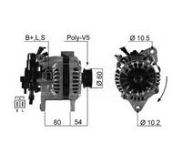 Alternatore EB282G TA000A33201 AF185381 600039 437755 J5110312 AF185452 MAN2617