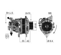 Alternatore EB317G TA000A41001 600012 AX6057 J5110501 AF111364 MAN2608 DRA4173