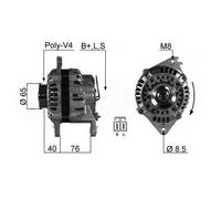 Alternatore EB325G 600041 J5115032 MD153843 MD149750 A3T45694 A3T45693ZC MAN2623