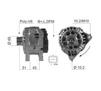 ALTERNATORE EB463Q SG9B064 DRA4045 CAL15233OS 9654343080 CAL40315AS 301681RID