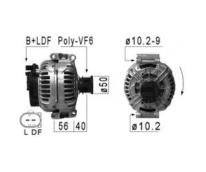 ALTERNATORE EB880Q