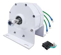 Alternatore elettrico trifase AC, Generatore motore a magneti permanenti senza ingranaggi, 4000W-8000W, Shell in lega di alluminio per turbine eoliche, 24V