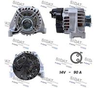 Alternatore FIAT PUNTO-PANDA-500 1,2 (Marelli 90Ah)