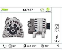 VALEO Alternatore compatibile con CITROËN FIAT PEUGEOT 437137