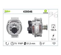 Alternatore, generatore VALEO 439546