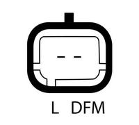 Alternatore LRA02368 LUCAS per RENAULT NISSAN OPEL