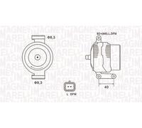 MAGNETI MARELLI 063731470010 Alternatore