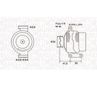 MAGNETI MARELLI 063731856010 Alternatore