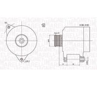 MAGNETI MARELLI 063731139010 Alternatore