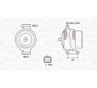 MAGNETI MARELLI 063731470010 Alternatore