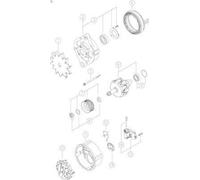 Alternatore MAHLE MG 209 VW SANTANA (32B) 1.6 1981-1984