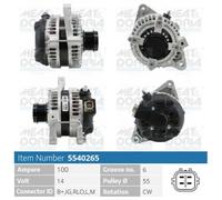 Alternatore MEAT AND DORIA 100A - 5540265 per TOYOTA VERSO (_R2_)