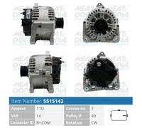 Alternatore MEAT AND DORIA 110A - 5515142 per RENAULT SCÉNIC 1.9 dCi (JM14)