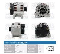 Alternatore MEAT AND DORIA 120A - 5515287 per AUDI A3 1.9 TDI