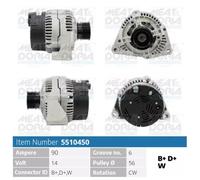 Alternatore MEAT AND DORIA 90A - 5510450 per MERCEDES W202)
