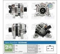 Alternatore Meat per CITROEN C3 I C2 PEUGEOT 207/207+ 1007 307 206
