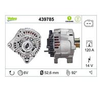 Alternatore Motorino D'avviamento Valeo 439785 per Smart