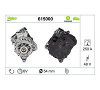 VALEO 615000 Alternatore motorino d'avviamento