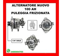 ALTERNATORE NUOVO 100AH PULEGGIA FRIZIONATA OPEL MERIVA 1.7 CDTI DAL 2003