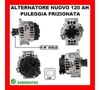 ALTERNATORE NUOVO 120AH MINI COOPER S DA 2006 KW128 CV174 N14B16A N14B16AB