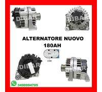 ALTERNATORE NUOVO 180 AH BMW X1 XDRIVE 18 D DAL 2009 KW105 CV143 N52B30C 53