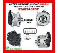 ALTERNATORE NUOVO 180AH CITROËN C3-C4-C5-DS3-DS4-DS5 1.6 HDI DAL 2009 24-0004 23