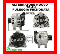 ALTERNATORE NUOVO 90 AH PULEGGIA FRIZIONATA NEMO 1.3-1.4 HDI '08 210703A 37