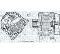 Alternatore ORIGINALE MARELLI PER FORD FIESTA FOCUS GRAN CMAX ECOSPORT