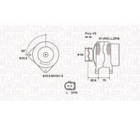Alternatore per BMW LAND ROVER 3 FREELANDER X5