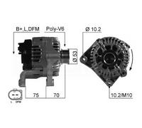 Alternatore per BMW Serie 3 318 D 320 D 330 D 330 Xd Compact 318 Td 2542672B