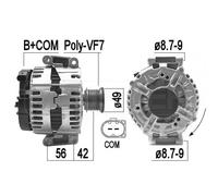 Alternatore per Citroen Jumper Fiat Ducato