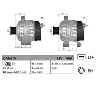 Alternatore PER Mercedes Classe E T-Model E 220 T 110 KW 150 CV