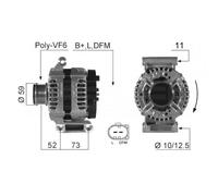 Alternatore per Ford Transit 2.2 Tdci Tourneo 2.2 Tdci 0 121 615 002 1404791