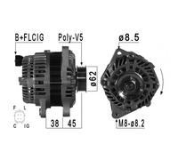 ERA 210953A Alternatore