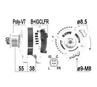 Alternatore per Honda CR-V Accord V IX