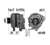 Alternatore per Honda FR-V Civic VIII
