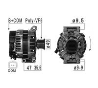 Alternatore per Mini Cooper S John Cooper Works Gp One 0 125 711 078