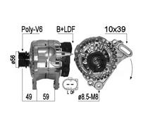 Alternatore per Skoda Fabia Audi A2