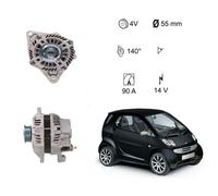 Alternatore per Smart Fortwo Coupe Cabrio 451 1.0 Forfour 453 1.0